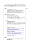 Assessment Three Checklist for EAP 1999 - ELC