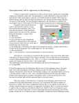 Spectrophotometry and its Applications in Microbiology