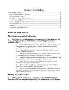 Grade 6: Earth Science