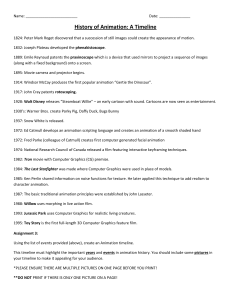 Assignment 3_History of Animation Timeline