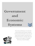 Government and Economic Systems
