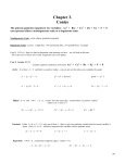 Math 1321 – Part II – Material for Exam II – September 18, 2001
