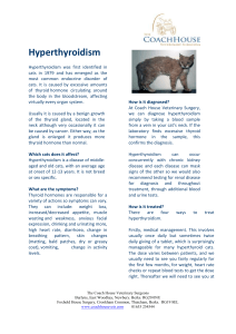 Feline Hyperthyroidism