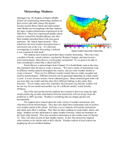 Meteorology Madness - Purdue Engineering