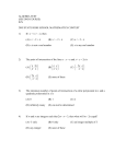 algebra test