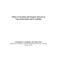 Isopropanol > Ethanol > Acetonitrile > Methanol