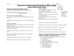 Movement and Climate Directed Reading