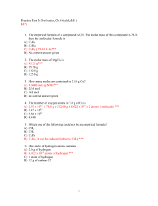 Practice Test 3: Answer Key