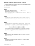 BLM LGP 3.1 Sorting Open and Closed Questions