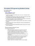 Principles Of Engineering Detailed Outline Unit 1 Energy and Power