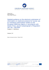 Detailed guidance on the electronic submission of information