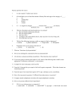 Practice questions for exam 2