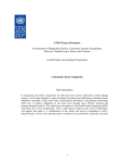 UNDP Project Document - Global Environment Facility