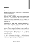 Chapter 3: Migration 3 Migration Chapter Outline Introduction