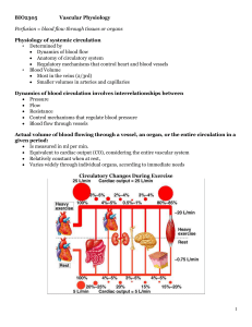 Chapter 10 - Vascular Physiology