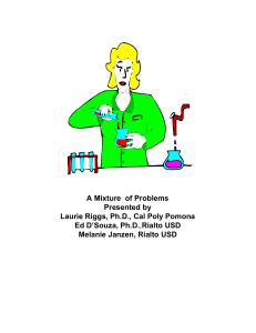 mixture probles- a medley of methods