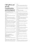 CBP/p300 in cell growth, transformation, and development Richard