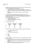 Test 1, Review Questions