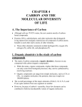 CHAPTER 4 CARBON AND THE MOLECULAR
