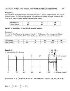 lesson 12: from ratio tables to double number line diagrams