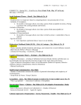 COMM 2713 – Spring 2011 – Midterm Review Sheet