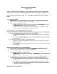 Chapter 5: Environmental Ethics Student notes Chapter 5 discusses