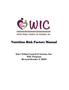 Breastfeeding Infant of Woman at Nutritional Risk