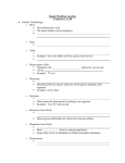 Simple Medelian Genetics Competency 12.00 Genetic Terminology