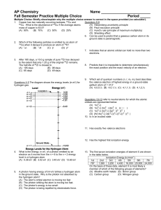 AP Chemistry