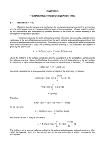 Radiative Transfer Equation