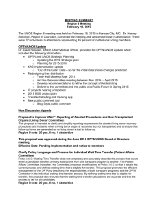 MEETING SUMMARY Region 8 Meeting February 18, 2015 The