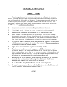 pathogenic microbiology - College of Computer, Mathematical, and