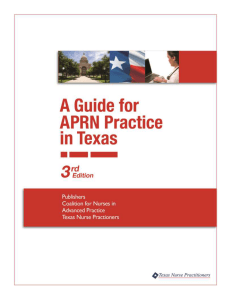 A Guide for APN Practice in Texas
