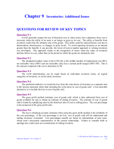 Questions for Review of Key Topics