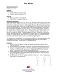 Pick a Path Standards of Learning Science 3.3, 3.7, 4.8 Objective