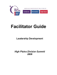 Facilitators will introduce themselves.