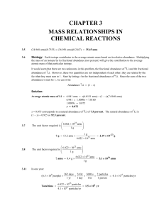 Chapter 3 - Chemistry