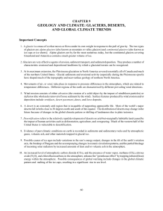 CHAPTER 9CGEOLOGY AND CLIMATE: GLACIERS, DESERTS