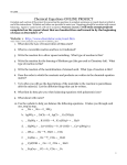 Chemical Equations TrackStar Assignment