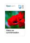 History as commemoration