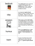 Soil: Word Cards