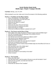 Social Studies Chapter 1—Section 1 Review Sheet
