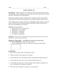 Organic Molecules Lab