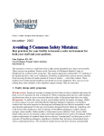 Avoiding Common Safety Mistakes: Best Practices for a Safer