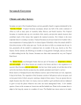 Savannah Ecosystem Climate and other factors: Savannas are part