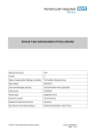 Enteral Tube Administration Policy Adults