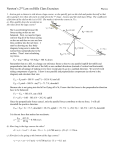 Newton`s 2nd Law on Hills Class Exercises Answers