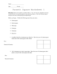 Punnett Square Worksheet 1