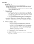 Unit 8: Evolution Content Outline: Geologic Time and Processes (8.3