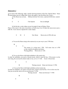 Homework # 2 1. For each of the following, make a sketch showing